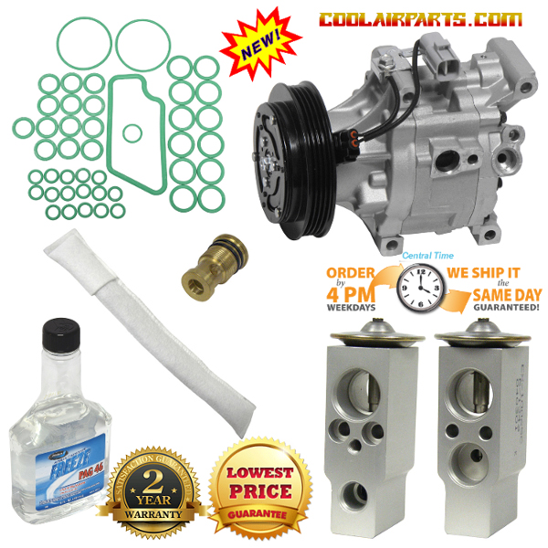 2000 - 2005 Toyota Echo AC Compressor Free AC Repair Kit  2 Years Warranty  8832052040